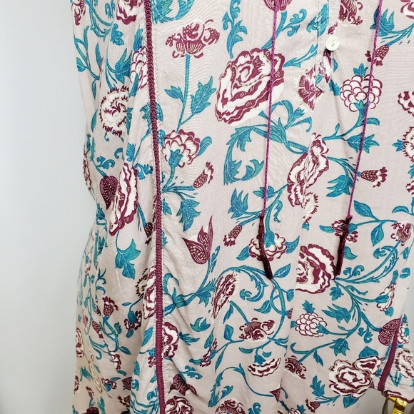 Gray Sun & Shadow Peasant Top - Sz S (EUC) - Picture 5 of 11